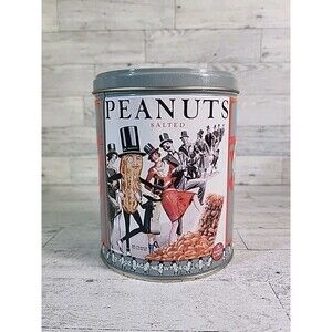 Vintage Mr. Peanut Collectors Tin Limited Edition 1989 Planters 6.5"